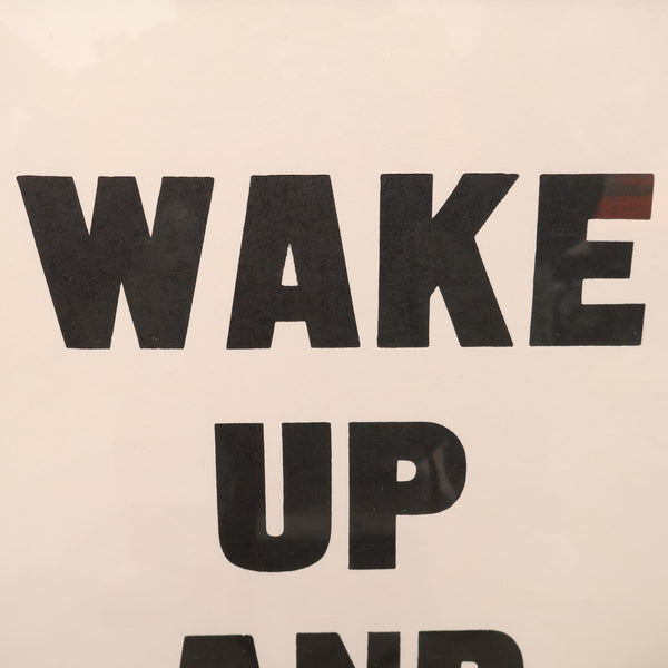 A TWO PIPE PROBLEM LETTERPRESS タイポグラフィ アートポスター