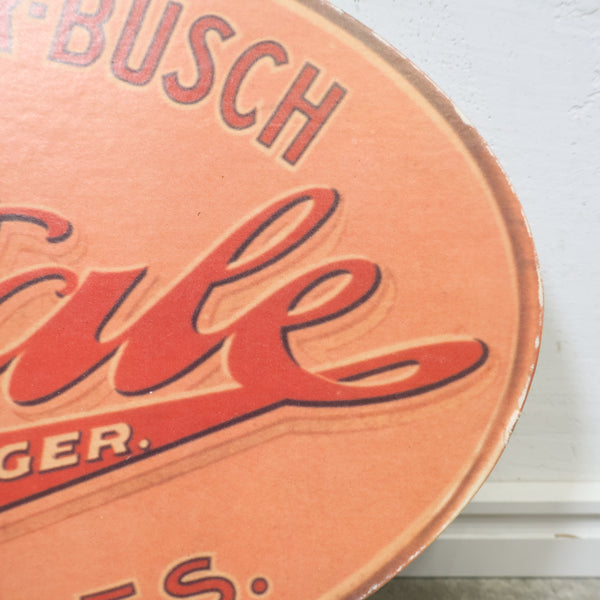 アンハイザー・ブッシュ Pale Lager ヴィンテージ 看板プリント