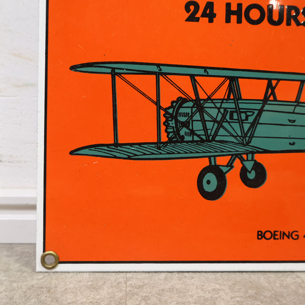 Phillips 66 エアプレーンモチーフ 看板プリント