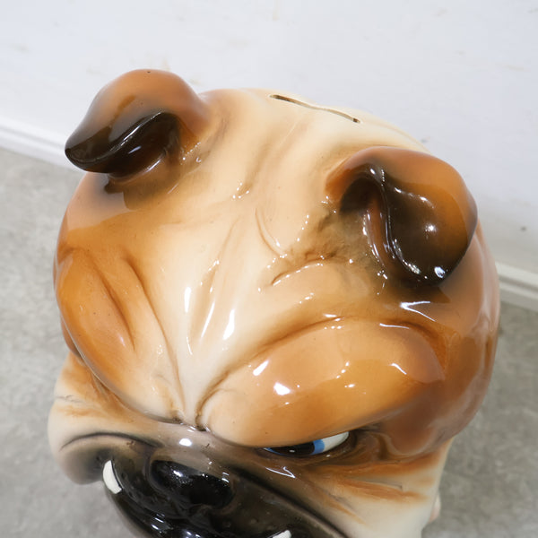 ブルドッグの貯金箱