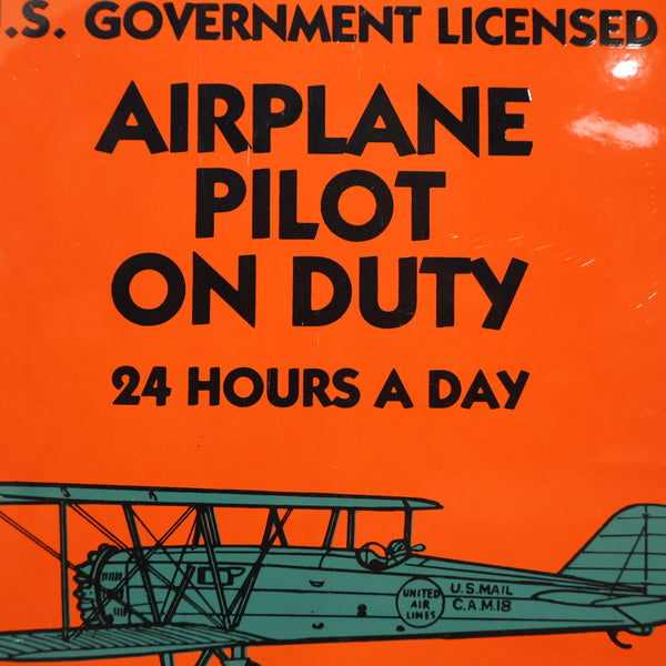 Phillips 66 エアプレーンモチーフ 看板プリント