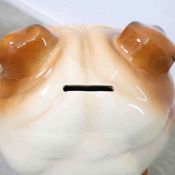 ブルドッグの貯金箱