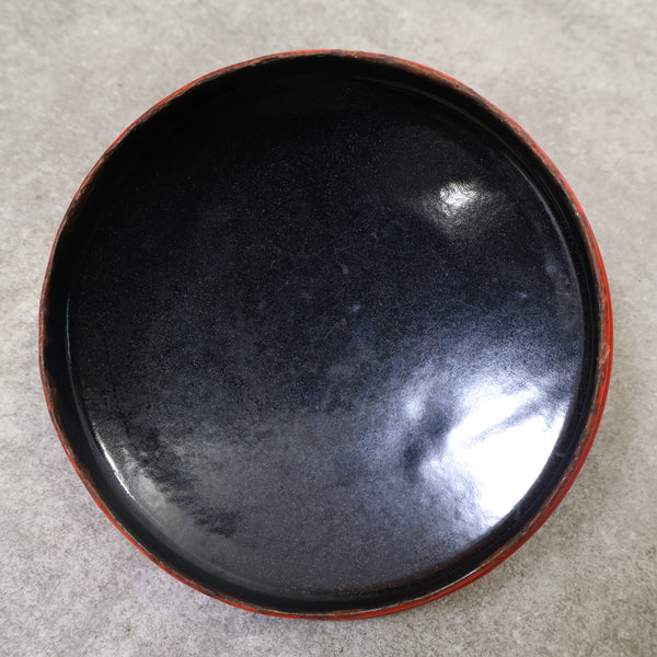 アンティークのホーローミルク缶