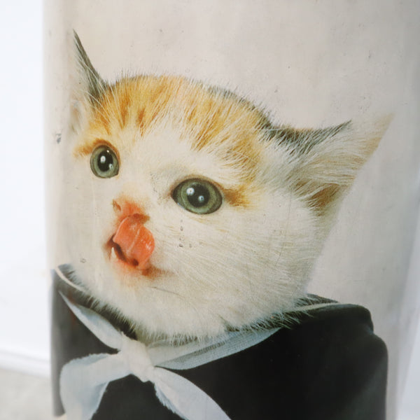 なめ猫プリントのゴミ箱