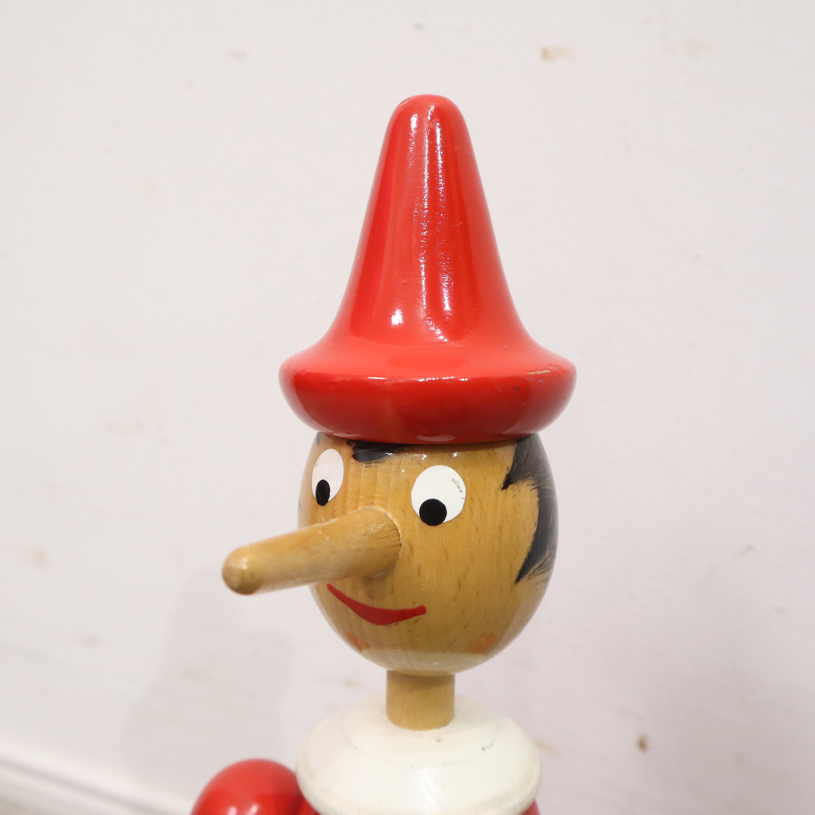 セトクラフト 陶器と木のピノキオ人形 女の子のピノキオ かご付き 2個セット ピノキオ人形（小）-2 | Italiakaikan