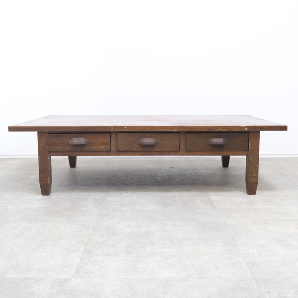 座卓のような両面文机（引出し付き）