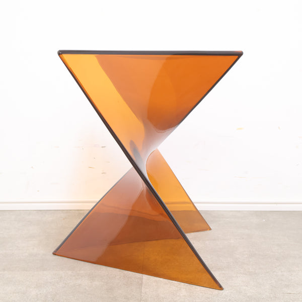 東谷のアクリル サイドテーブル