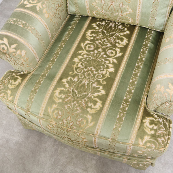 ドレクセルヘリテイジ DREXEL HERITAGEの金華山織り1人掛けソファ