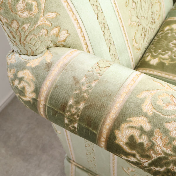 ドレクセルヘリテイジ DREXEL HERITAGEの金華山織り1人掛けソファ