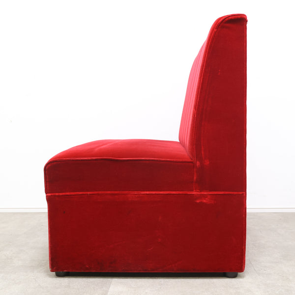 レトロなボックスソファ 2人掛け（ラウンジ・純喫茶）⑦