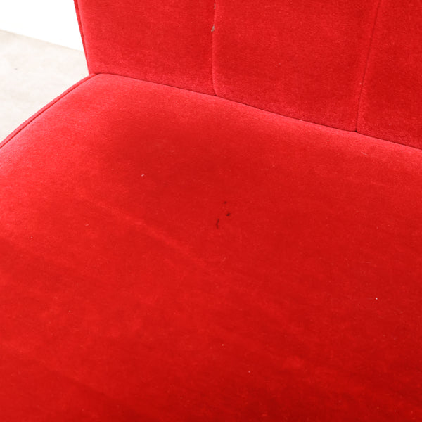 レトロなボックスソファ 2人掛け（ラウンジ・純喫茶）⑧