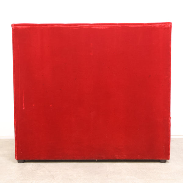 レトロなボックスソファ 2人掛け（ラウンジ・純喫茶）⑧