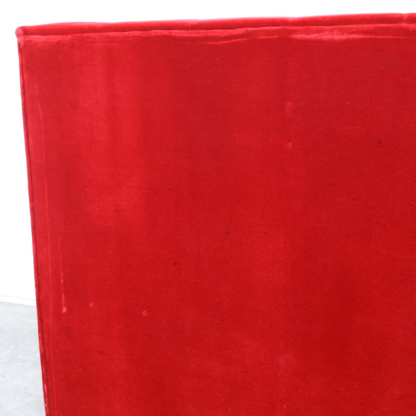 レトロなボックスソファ 2人掛け（ラウンジ・純喫茶）⑧