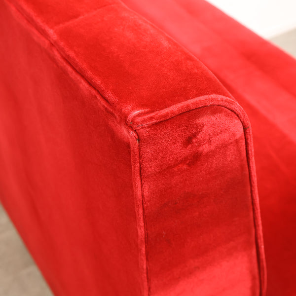 レトロなボックスソファ 2人掛け（ラウンジ・純喫茶）⑧