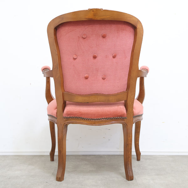 ボタン絞りのアンティーク調チェア No.2