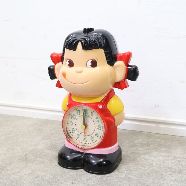 「ペコちゃん」の目覚まし時計