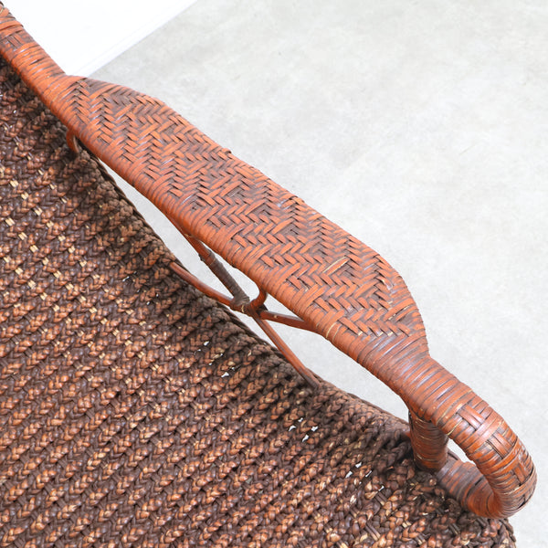 ヴィンテージ のラタンリクライニングチェア