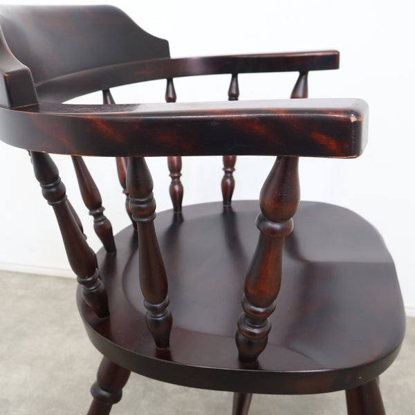 九州民芸家具のウィンザーチェア キャプテンチェア No.1