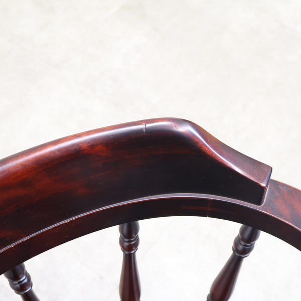 九州民芸家具のウィンザーチェア キャプテンチェア No.1