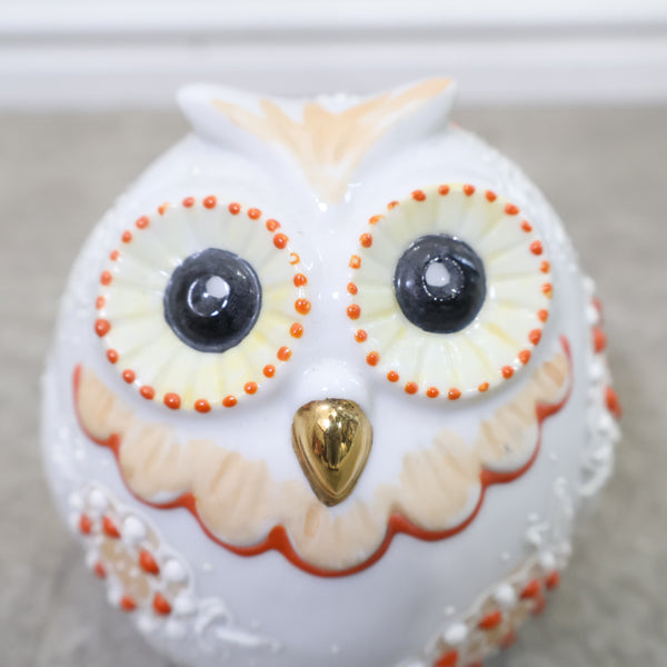 陶器製フクロウの置物