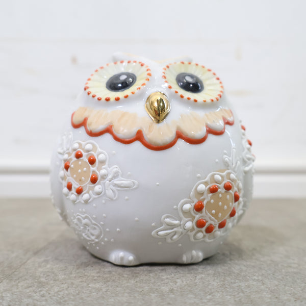 陶器製フクロウの置物