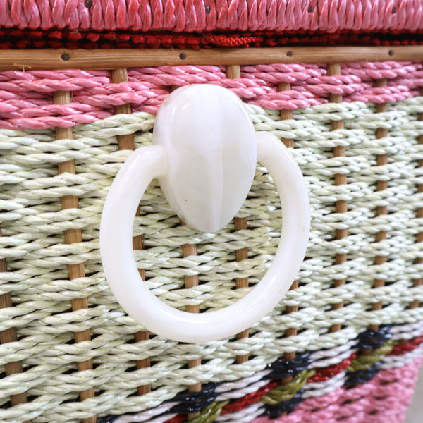 花柄刺繍の裁縫箱