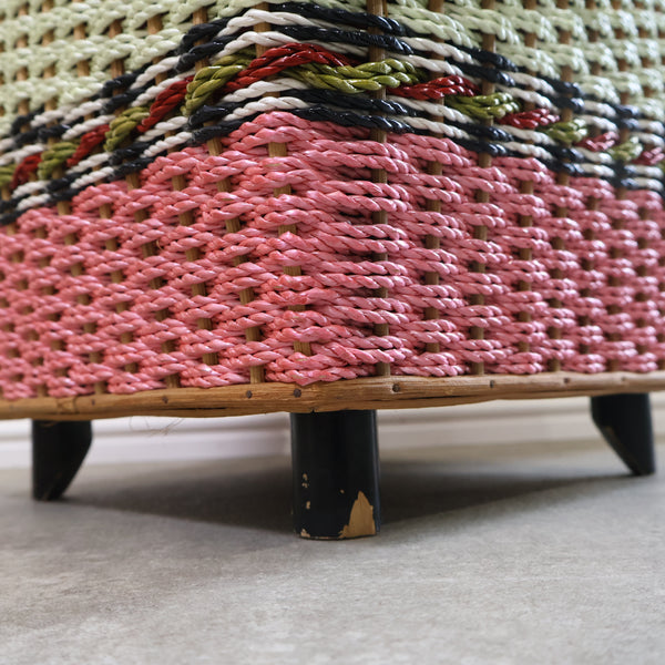 花柄刺繍の裁縫箱