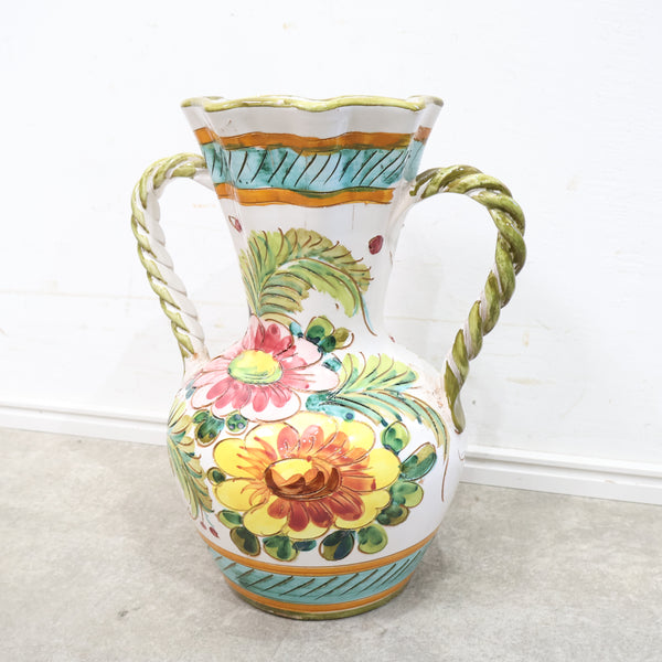 ハンドメイドのイタリア製フラワーベース