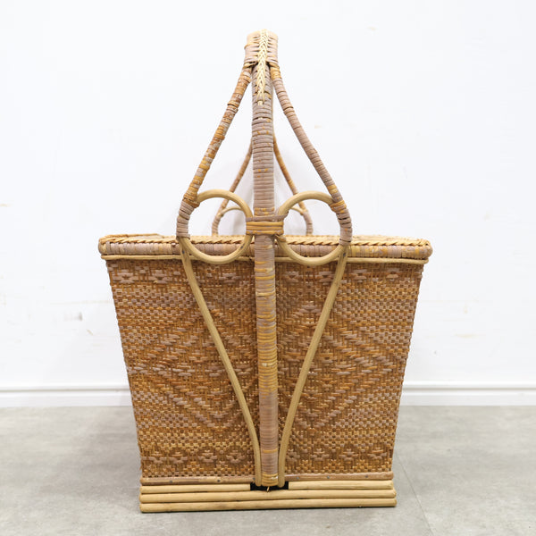 大きめラタンのバスケット