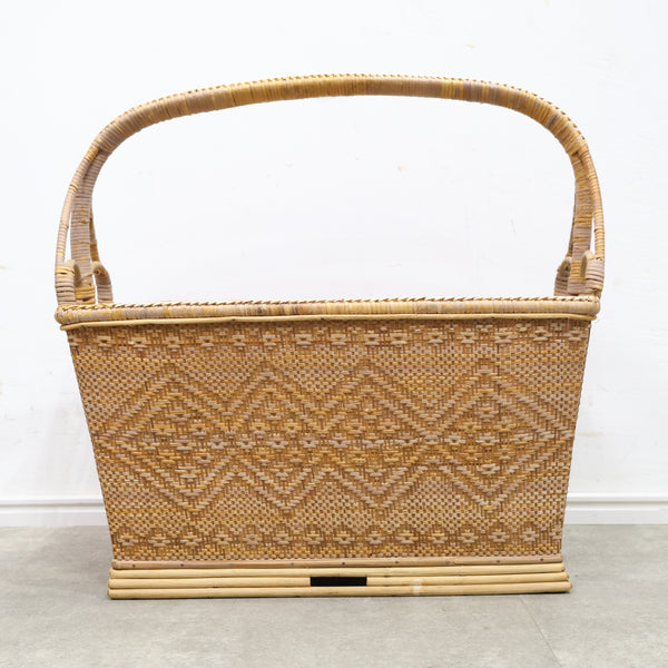 大きめラタンのバスケット