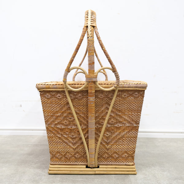 大きめラタンのバスケット