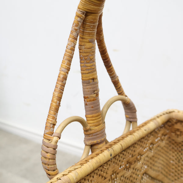 大きめラタンのバスケット