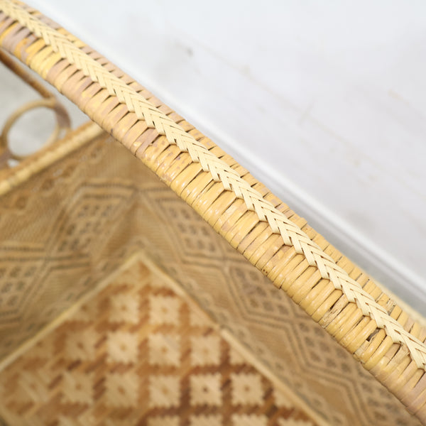 大きめラタンのバスケット