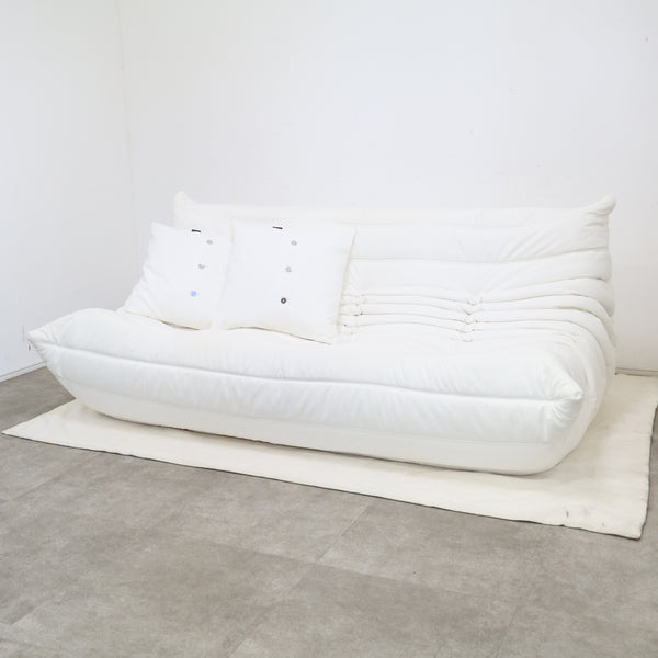 【クリーニング済】Ligne roset リーンロゼ TOGO トーゴ 3人掛けソファ クッション2個付