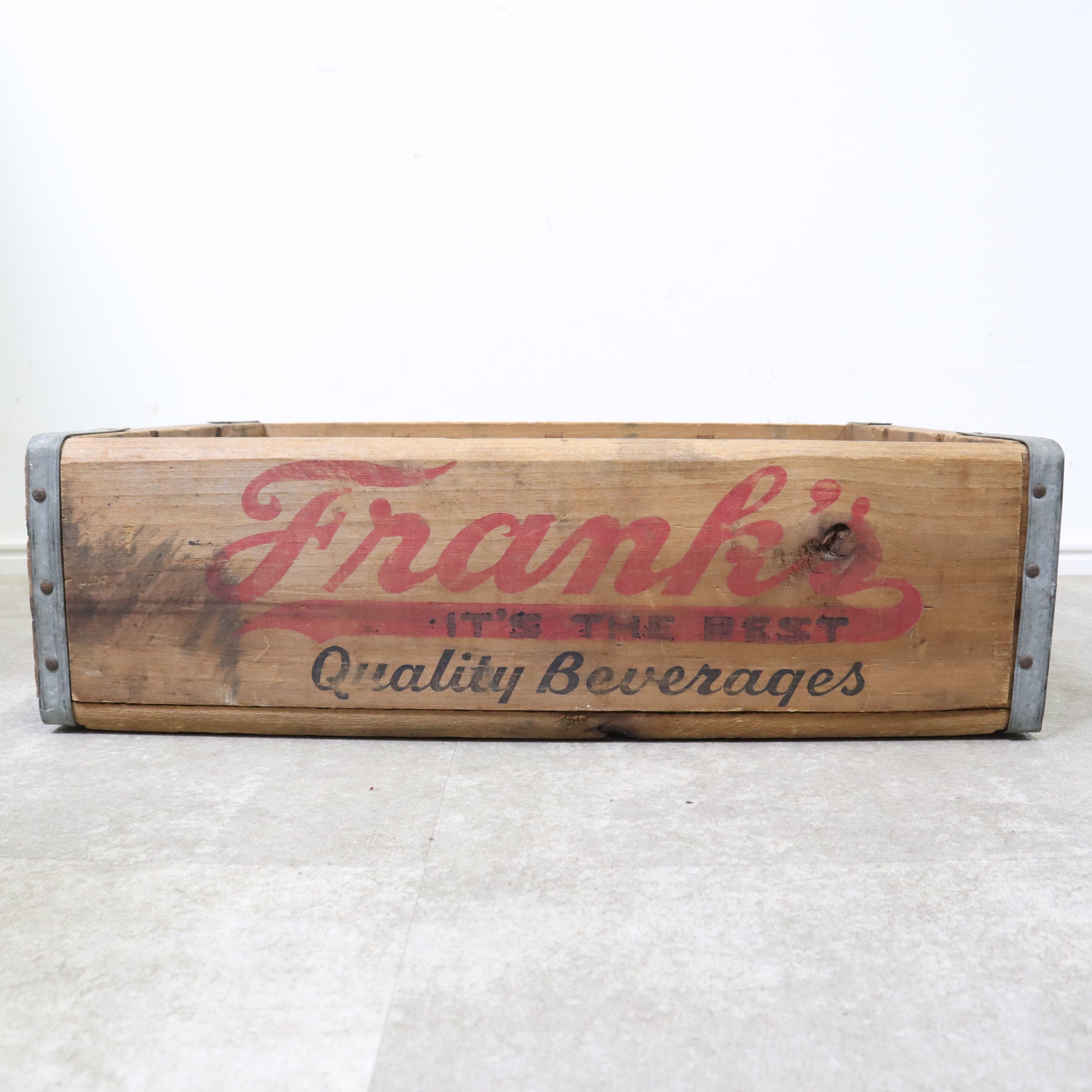 アンティークの木箱・ジュースボックス Franks soda No.1 – バナル
