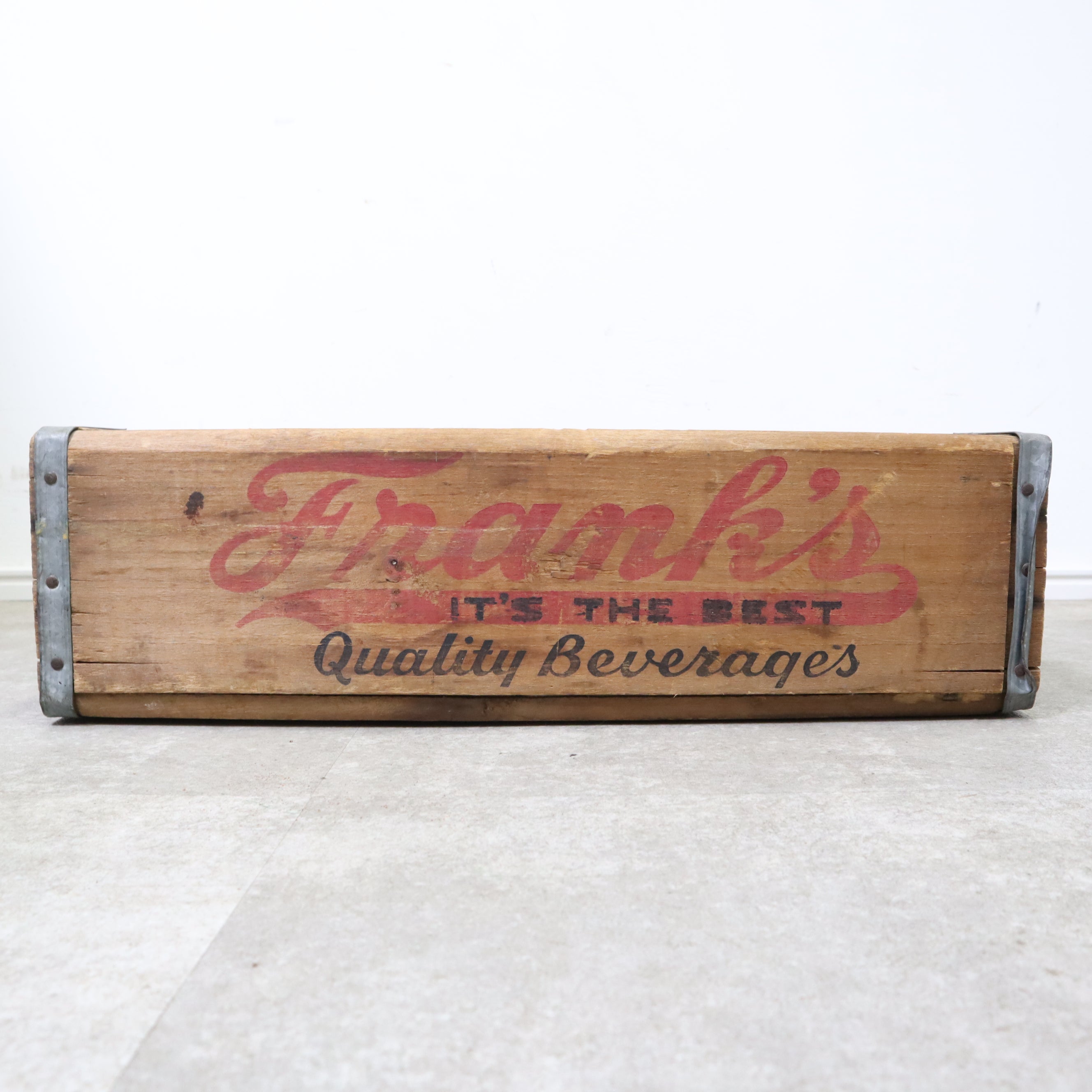 アンティークの木箱・ジュースボックス Franks soda No.1 – バナル