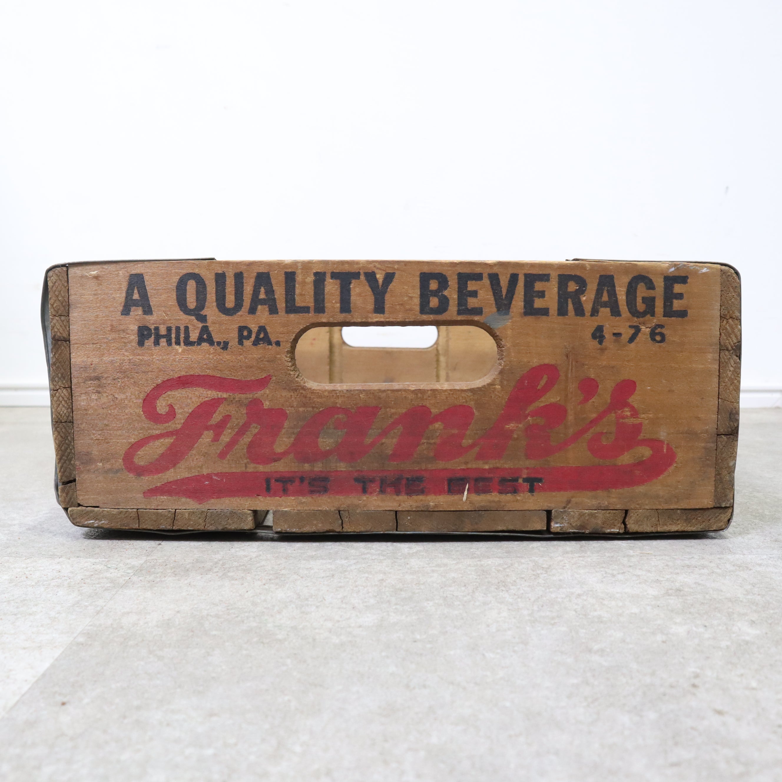 アンティークの木箱・ジュースボックス Franks soda No.1 – バナル
