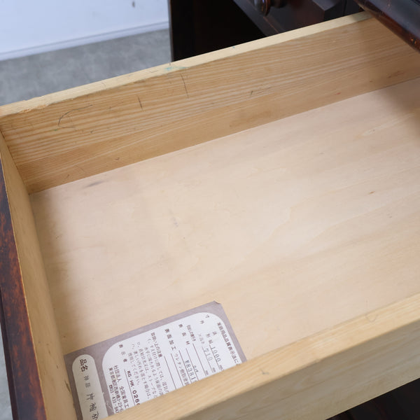 旭川家具 神居民芸 片袖デスク・書斎机