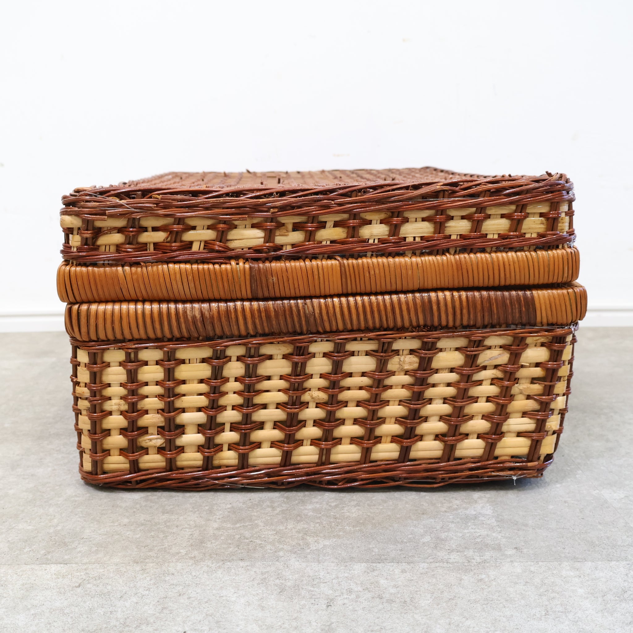 アタ製　ピクニックバスケット アタのピクニックバスケット【OUTLET】 | kirinBASKET