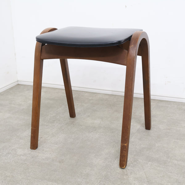 秋田木工「剣持勇」デザインのヴィンテージスツール No.1