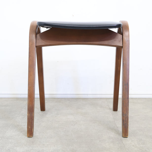 秋田木工「剣持勇」デザインのヴィンテージスツール No.2