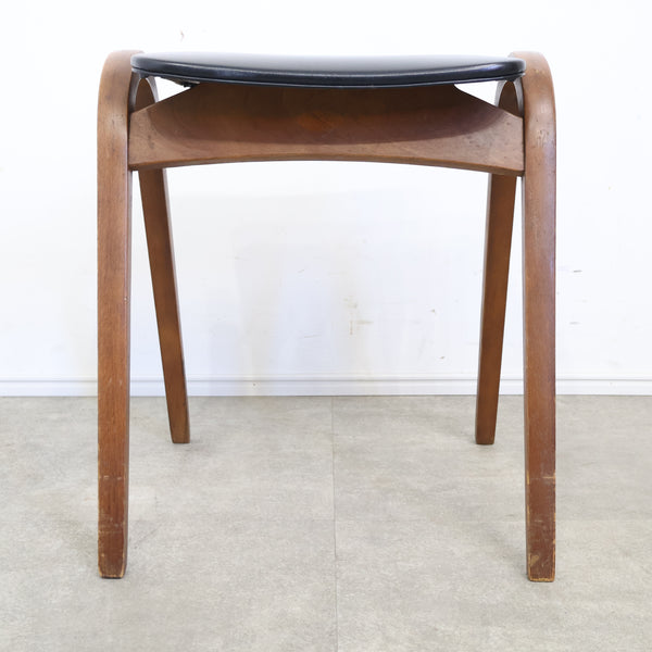 秋田木工「剣持勇」デザインのヴィンテージスツール No.2