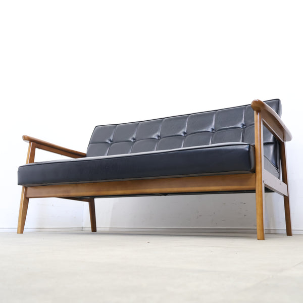 カリモク60 Kチェア 2シーター（スタンダードブラック）