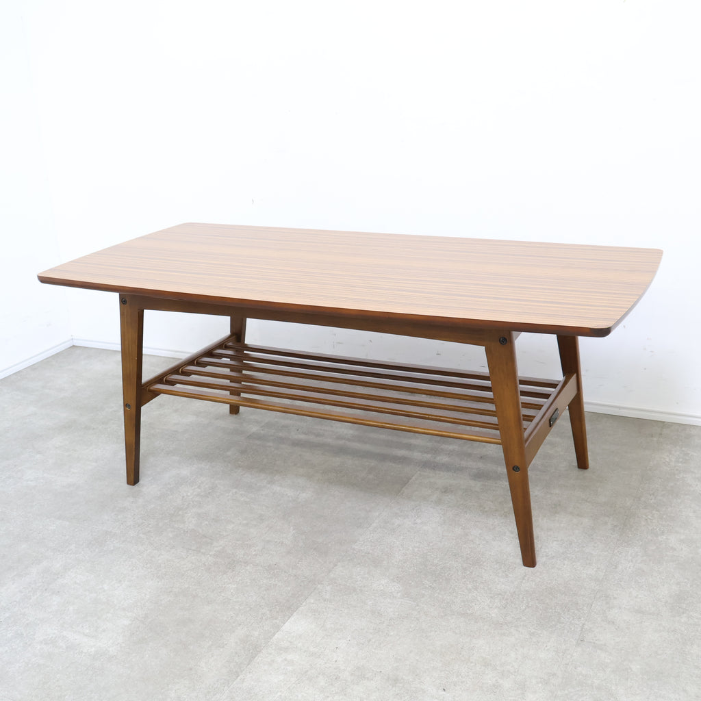 カリモク60 リビング　コーヒー　テーブル 幅90cm ウォールナット　中古 カリモク60 karimoku リビングテーブル（大）コーヒーテーブル