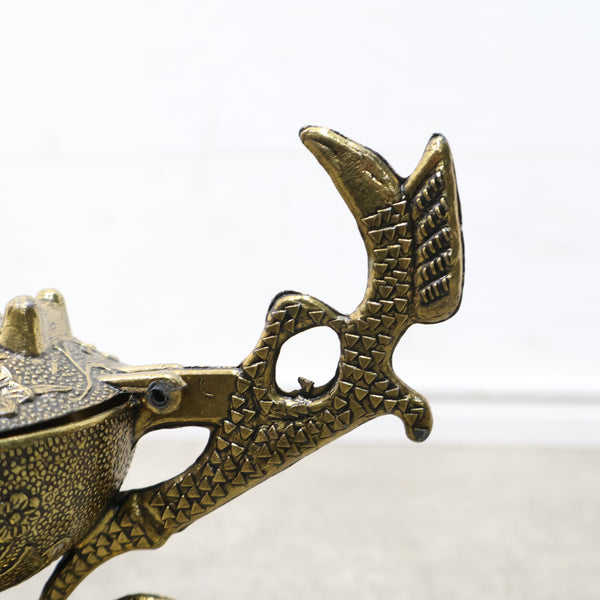 イタリア製ザマック素材のオイルランプ風小物入れ