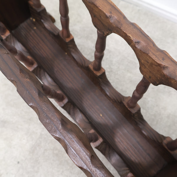 木製のマガジンラック No.1