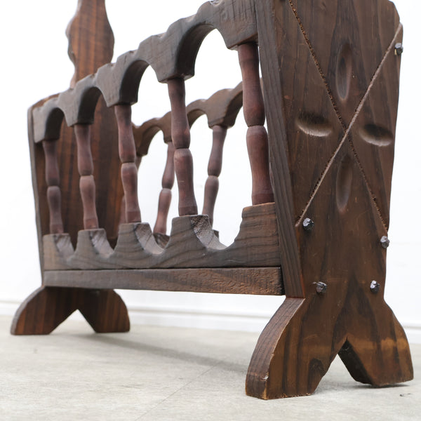 木製のマガジンラック No.1