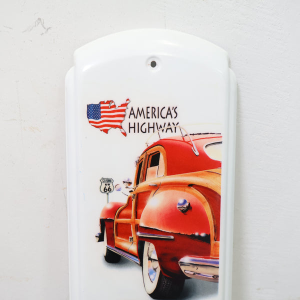 「US ROUTE66」温度計 壁掛け サーモメーター