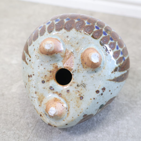 陶器製のふくろう置物