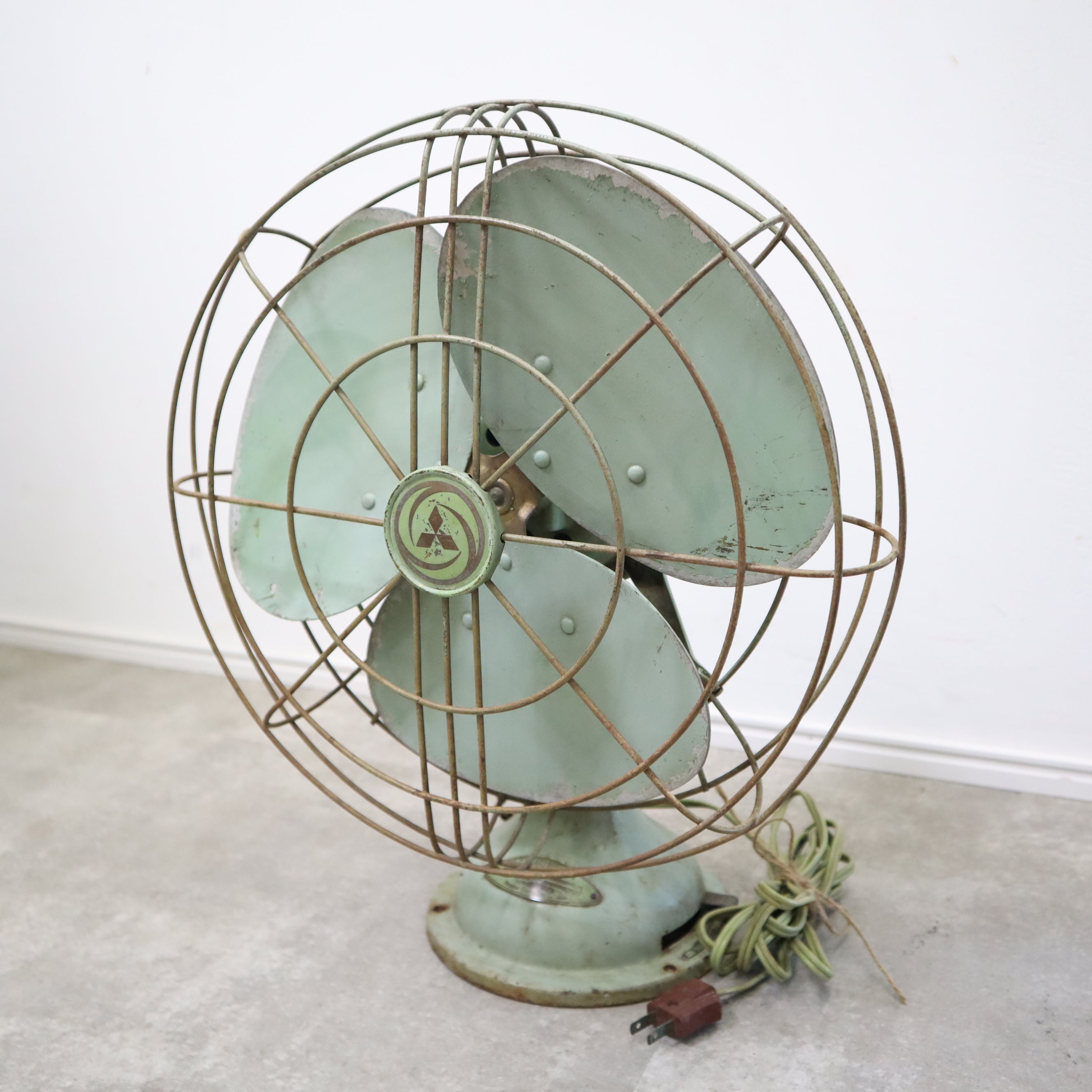 レトロな三菱扇風機・完動品 Yahoo!オークション - MITSUBISHI/三菱 大型扇風機/せんぷう機